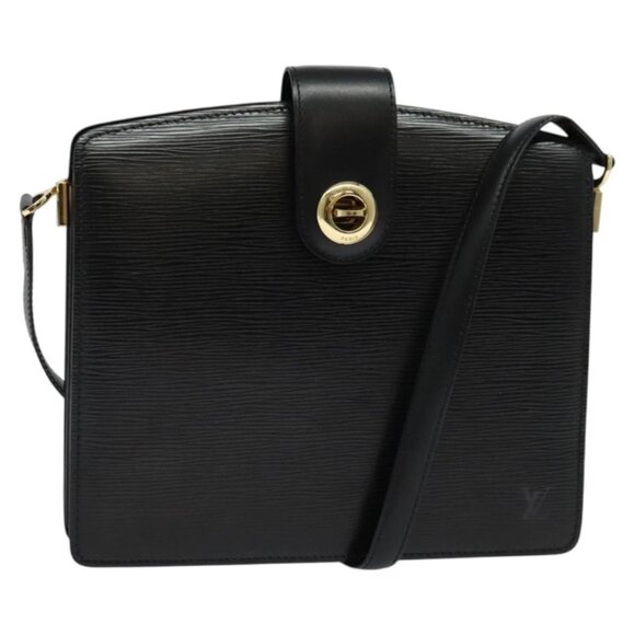 LOUIS VUITTON Epi Capuchin Shoulder Bag Black M52342 LV Auth 134584 - Picture 2 of 15